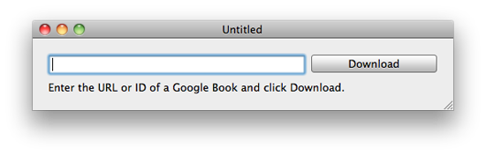 Google Book Downloader