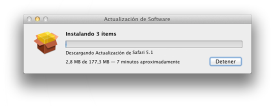 Actualizacion Safari, iWork e iTunes