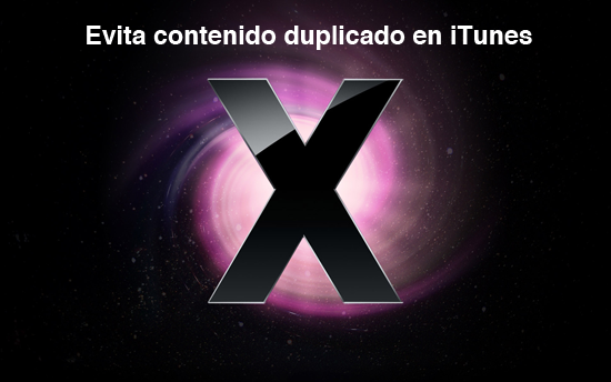 Evita contenido duplicado en iTunes