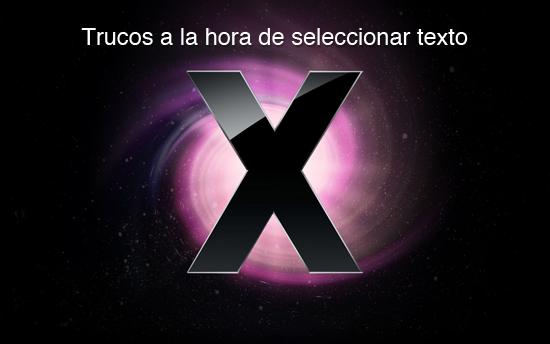 Trucos a la hora de seleccionar texto