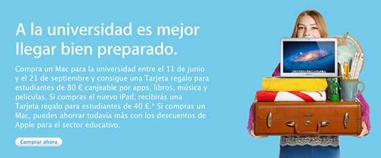 Campaña Vuelta a Clase Apple