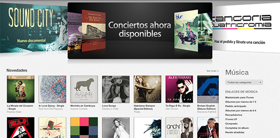 iTunes Store 25 mil millones de canciones