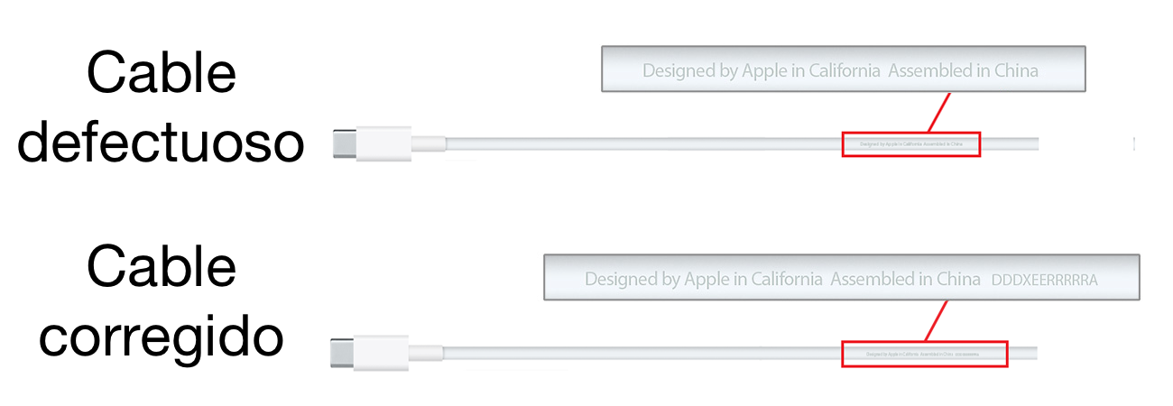 Sustitucion cable USB C MacBook