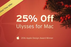 Ulysses para Mac descuento